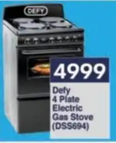 President Hyper Defy 4 Plate Electric Gas Stove offer