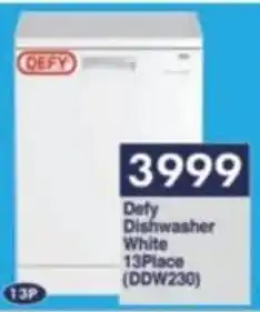 President Hyper Defy Dishwasher White offer