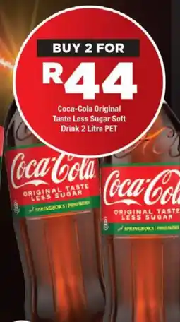 OK Foods Coca-Cola Original Taste Less Sugar Soft Drink offer