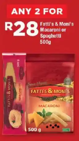 OK Foods Fatti's & Moni's Macaroni or Spaghetti offer