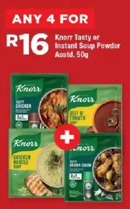 OK Foods Knorr Tasty or Instant Soup Powder Asstd. offer