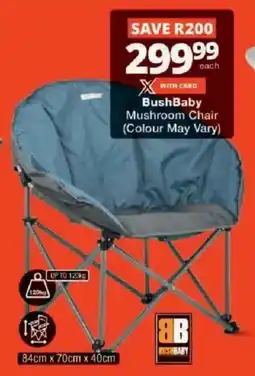 Checkers BushBaby Mushroom Chair offer