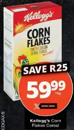 Checkers Kellogg's Corn Flakes Cereal offer