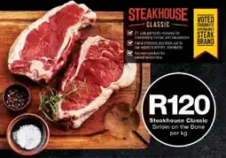 Checkers Steakhouse Classic Sirloin on the Bone offer