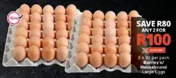 Checkers Barney's/ Housebrand Large Eggs offer