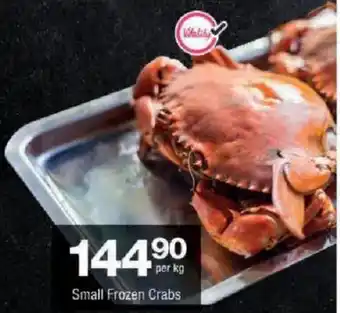 Checkers Small Frozen Crabs offer