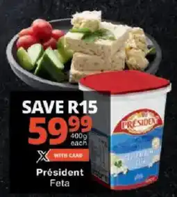 Checkers Président Feta offer