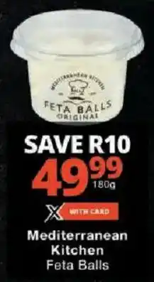 Checkers Mediterranean Kitchen Feta Balls offer