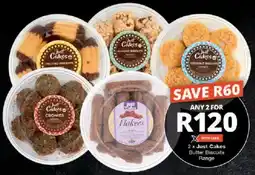 Checkers Just Cakes Butter Biscuits Range offer