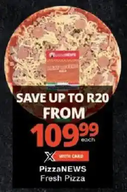 Checkers PizzaNEWS Fresh Pizza offer