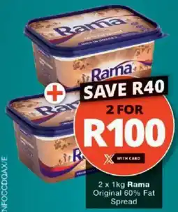 Checkers Rama Original 60% Fat Spread offer
