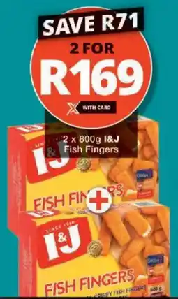 Checkers I&J & Fish Fingers offer