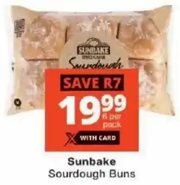 Checkers Sunbake Sourdough Buns offer
