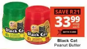 Checkers Black Cat Peanut Butter offer