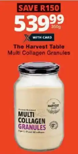 Checkers The Harvest Table Multi Collagen Granules offer