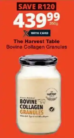 Checkers The Harvest Table Bovine Collagen Granules offer