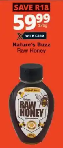 Checkers Nature's Buzz Raw Honey offer