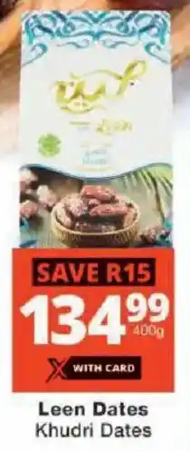 Checkers Leen Dates Khudri Dates offer
