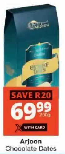 Checkers Arjoon Chocolate Dates offer
