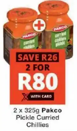 Checkers Pakco Pickle Curried Chillies offer