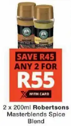 Checkers Robertsons Masterblends Spice Blend offer