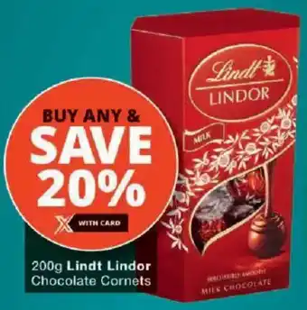 Checkers Lindt Lindor Chocolate Cornets offer