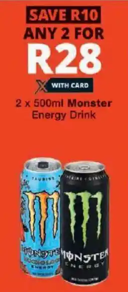 Checkers Monster Energy Drink offer