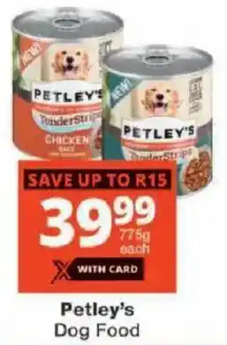 Checkers Petley's Dog Food offer