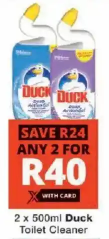 Checkers Duck Toilet Cleaner offer