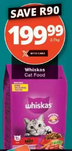 Checkers Whiskas Cat Food offer