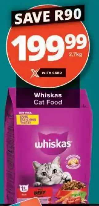 Checkers Whiskas Cat Food offer
