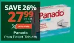 Checkers Panado Pain Relief Tablets offer