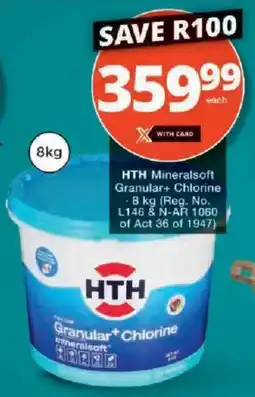 Checkers HTH Mineralsoft Granular+ Chlorine offer