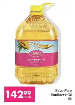 Save Save Pure Sunflower Oil offer