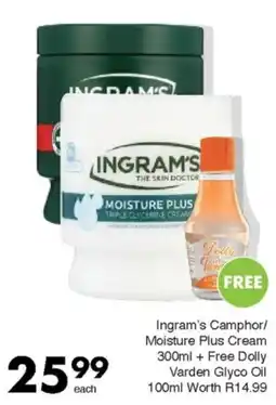 Save Ingram's Camphor/ Moisture Plus Cream offer
