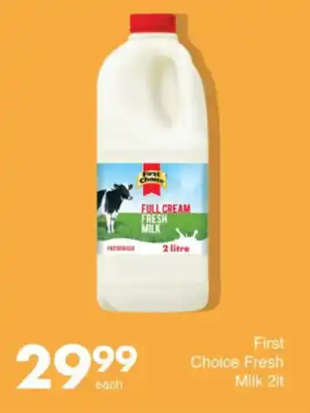 Save First Choice Fresh Milk offer