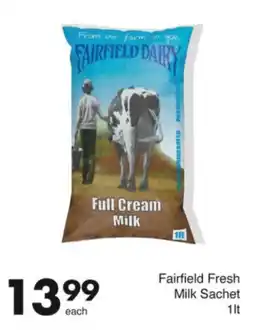 Save Fairfield Fresh Milk Sachet offer
