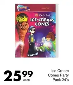 Save Ice Cream Cones Party Pack offer