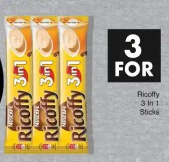 Save Nescafe Ricoffy 3in1 Sticks offer