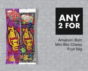 Save Amabom Bom Mini Bitz Chewy Fruit offer