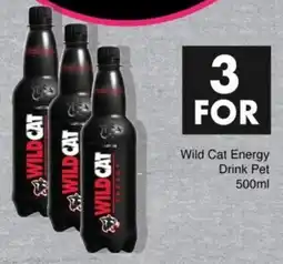 Save Wild Cat Energy Drink Pet offer