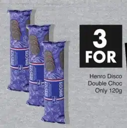 Save Henro Disco Double Choc Only offer