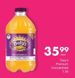 Save Daly's Premium Concentrate offer