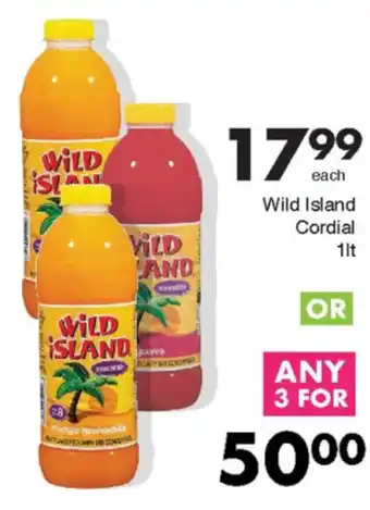Save Wild Island Cordial offer