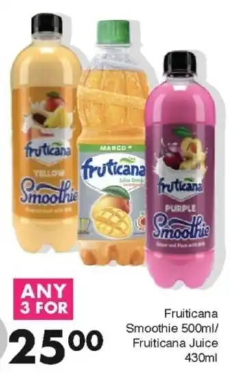 Save Fruiticana Smoothie/ Fruiticana Juice offer