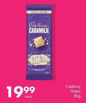 Save Cadbury Slabs offer