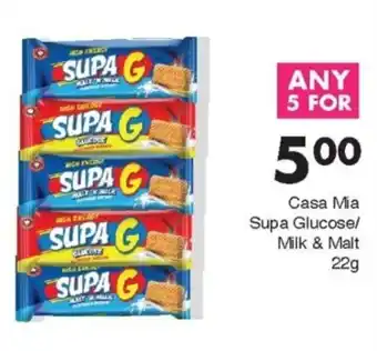 Save Casa Mia Supa Glucose/ Milk & Malt offer