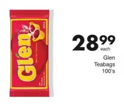 Save Glen Teabags offer