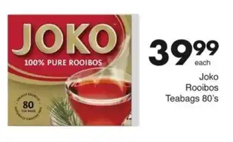 Save Joko Rooibos Teabags offer