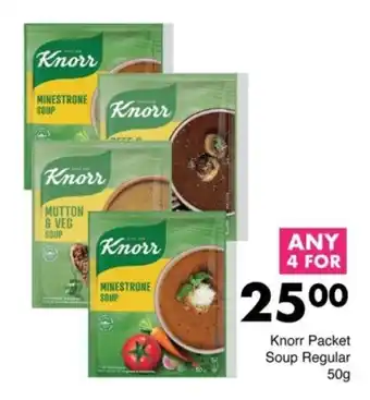 Save Knorr Packet Soup Regular offer